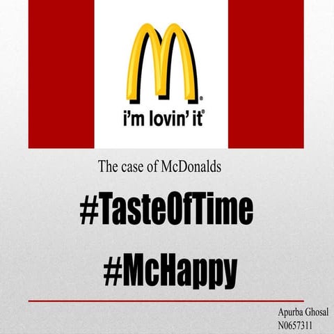 McDonalds ppt