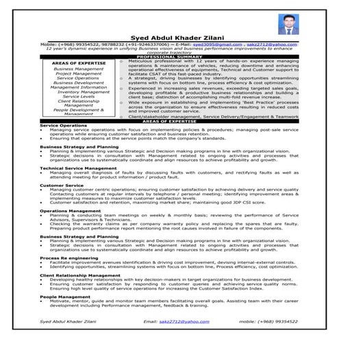 SERVICE PROCESS FLOW | PDF
