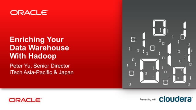 6 enriching your data warehouse with big data and hadoop