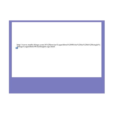 6) equations with exponentials & logarithms