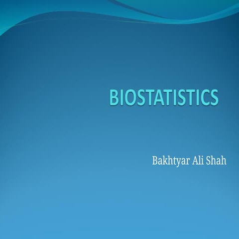 What is an estimate with details regarding it's use in biostatistics | PPT