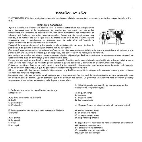 EXAMEN DE 6o AÑO BIMESTRE 2 norteña-comparte