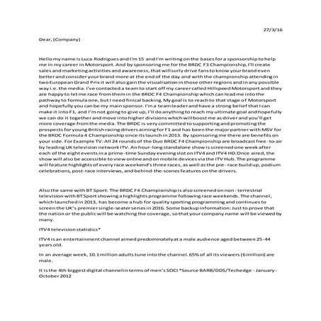 Sponsorship Letter (Improved)