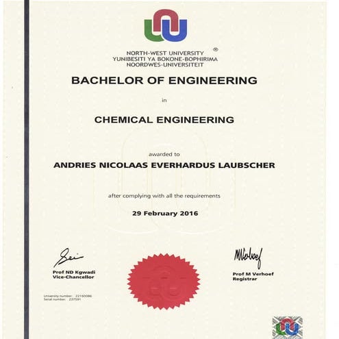 Degree Certificate | PDF