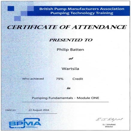 bpma cert 1