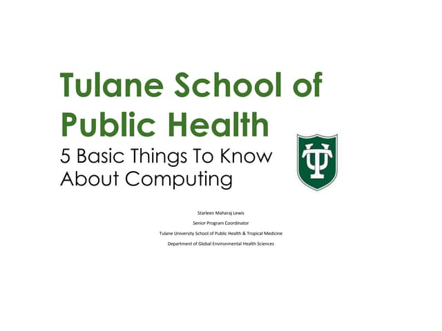 Basic COmp Curriculum
