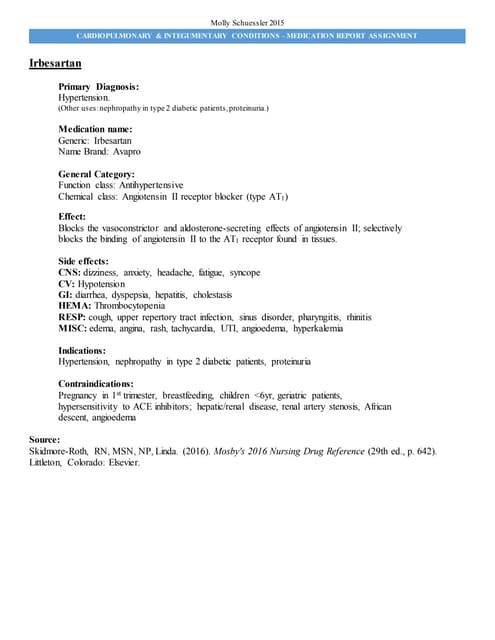 Medication Report PDF Medication Report PDF