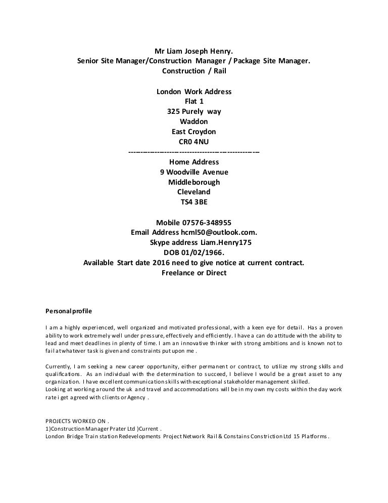 Curriculum vitae example for job image