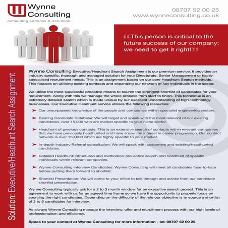 Executive Headhunt Pdf