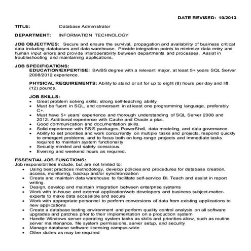 Database Administrator_October2013