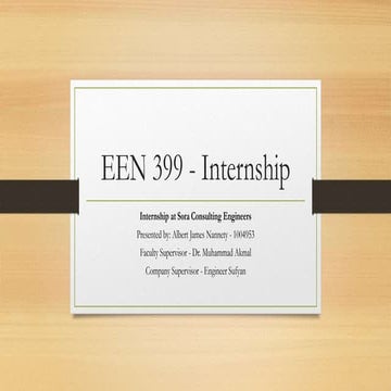 Internship Presentation