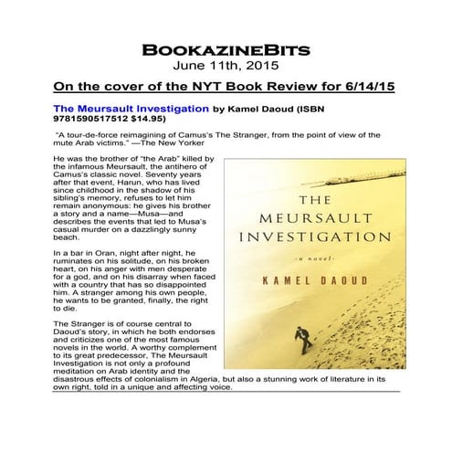 BookazineBits Thursday June 11 2015