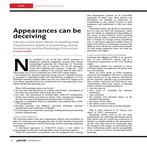 1209 Money Laundering