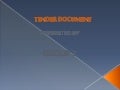 Importance of tender document