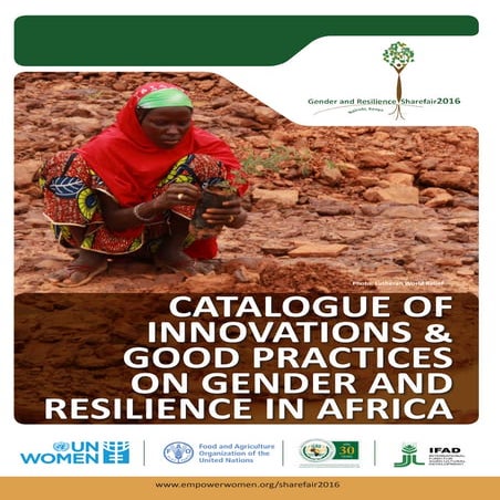 catalogue of innovations and good practices on gender and resilience in afric...