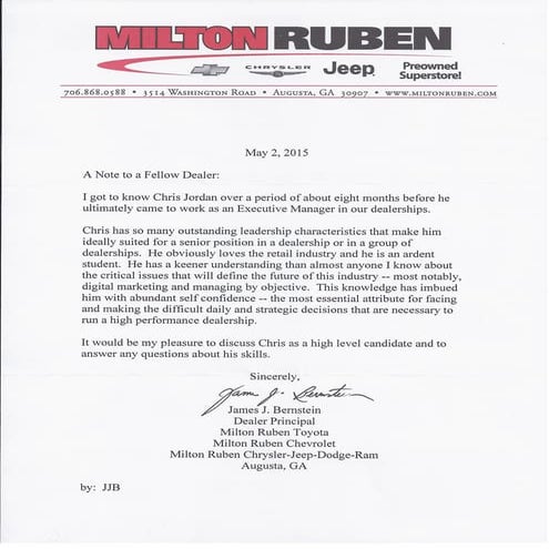 MR Letter of Recommendation | PDF