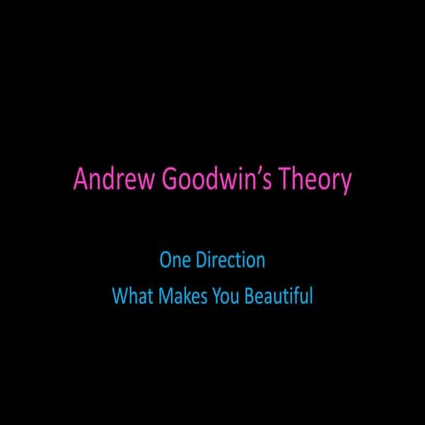 6 features of music videos 1 d