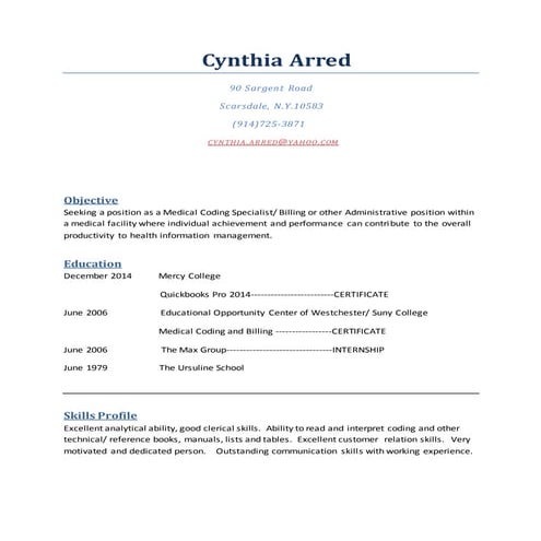 Cynthia Arred resume type (1) (1) (1)