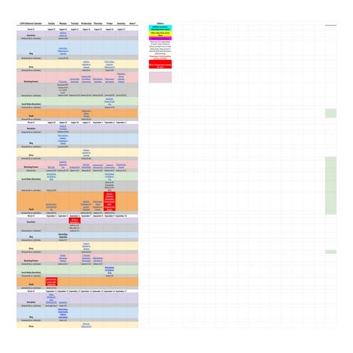 SOACE SAMPLE CAPD Editorial Calendar - August_September 2016