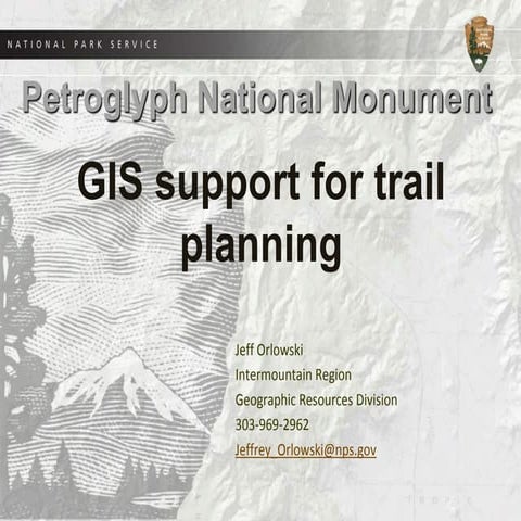 2016 asprs track: gis support for trail planning by jeff orlowski
