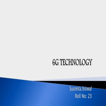 6 g technology-two