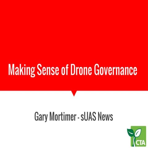 Making sense of drones' governance