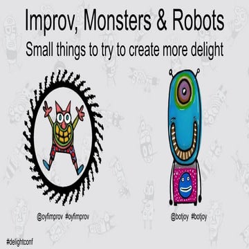 Delight 2015 | Monsters, Robots & Improv