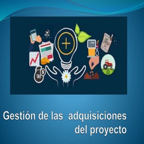 GESTION DE LAS ADQUISICIONES