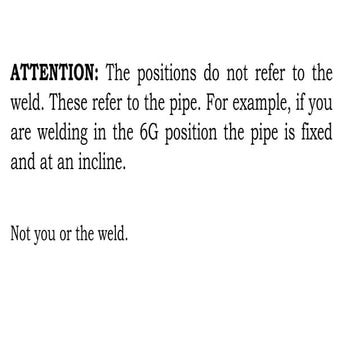 6 GROOVE PIPE IN WELDING POSITION FOR SMAW