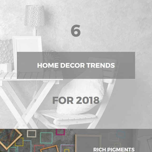 6 home decor trends for 2018 | PDF