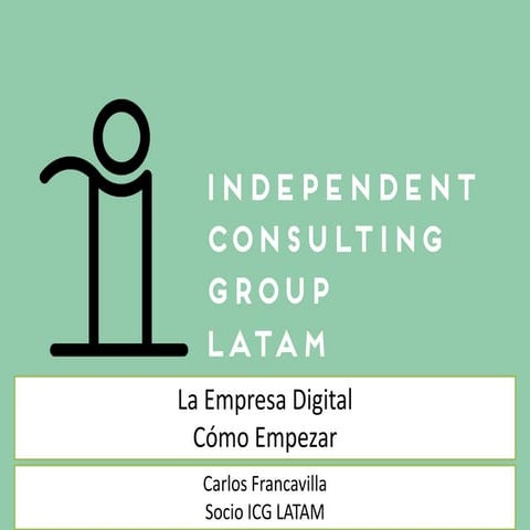 Seminario "La Empresa Digital" - Cómo Empezar