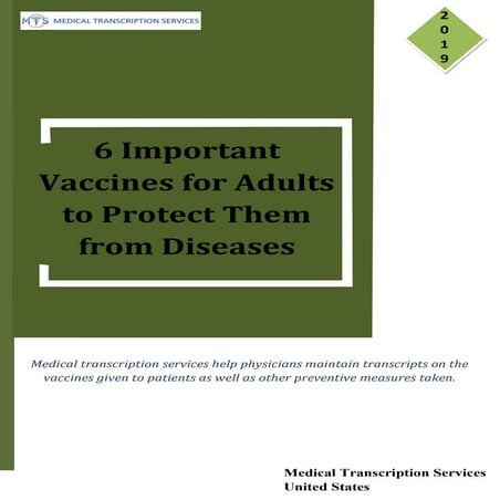 "Adult Immunization: Importance, Guidelines, and Impact on Public ...