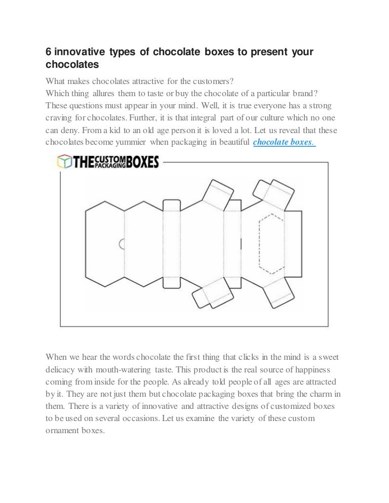 6 innovative types of chocolate boxes to present your chocolates