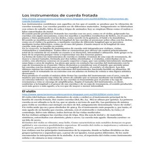 Los instrumentos de cuerda frotada