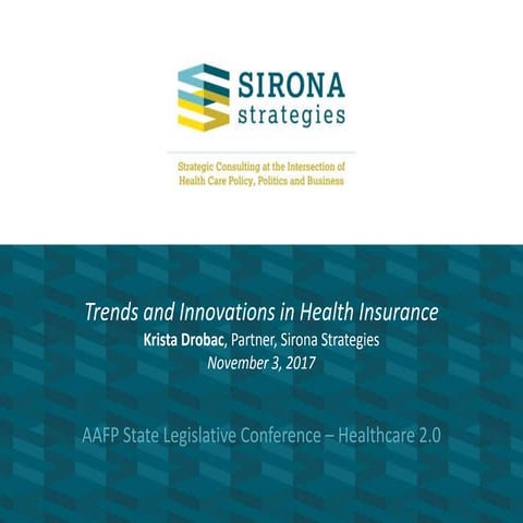 Health Reform 2.0: Insurance