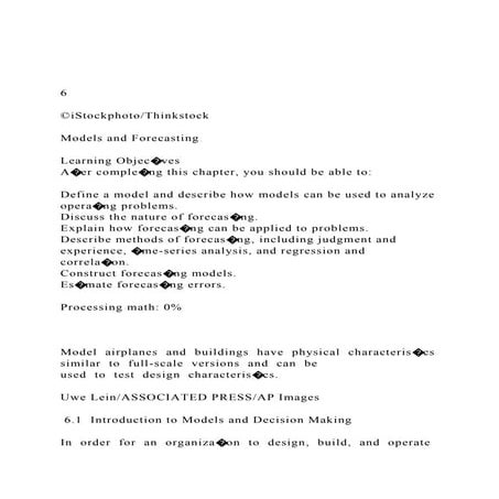 6©iStockphotoThinkstockModels and ForecastingLear.docx