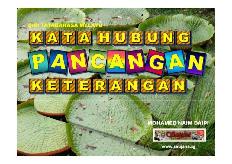 Kata Hubung Pancangan Keterangan