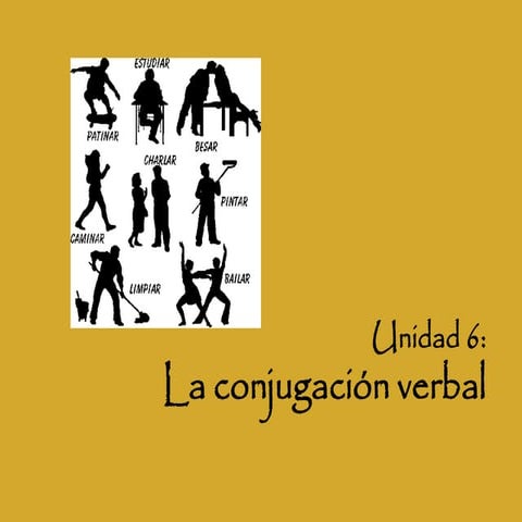 La conjugación verbal