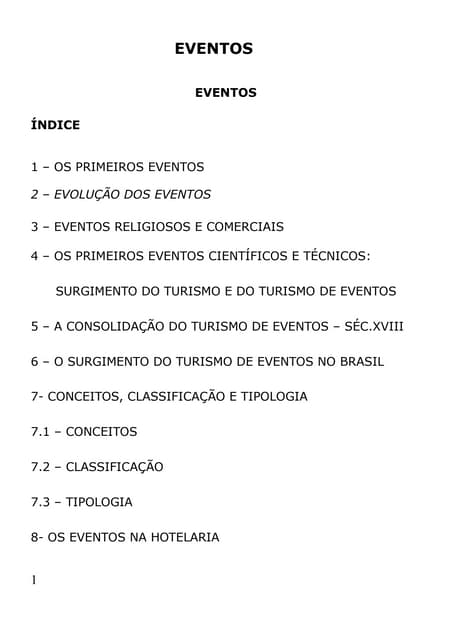 Curso de Eventos