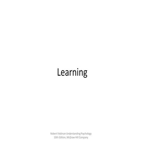 Learning | PPTX