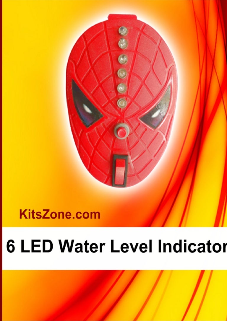 6 led water level indicator circuit with alarm