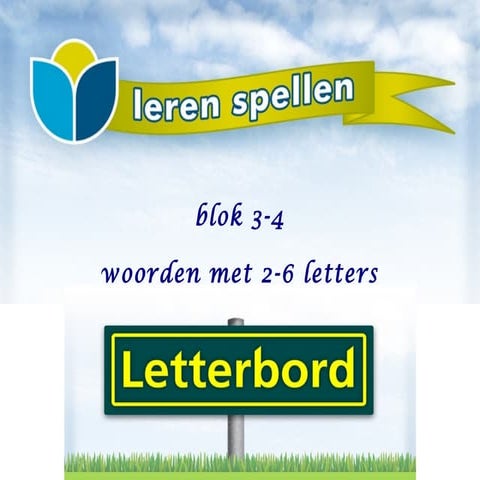 6 letterbord blok 3-4 woorden met 2-6 letters 130508