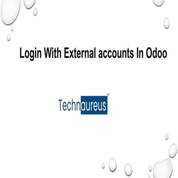 Login With External Accounts In Odoo