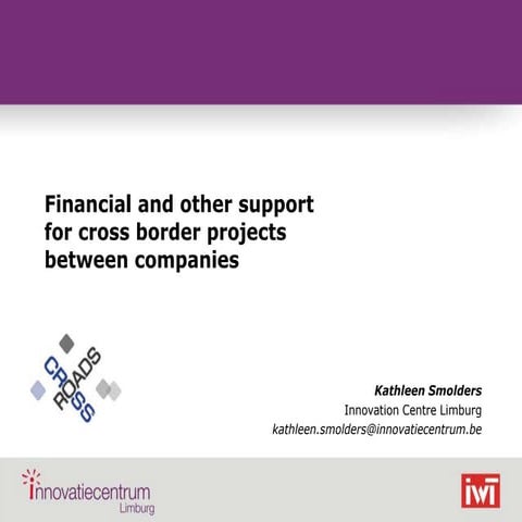 LifeTechLimburg Interregio 05102011: Innovatiecentrum Limburg_Crossroads