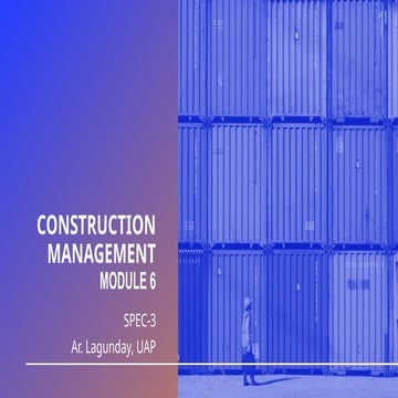 6 MATERIAL SUPPLY SPEC 3 AR. LAGUNDAY.pptx6 MATERIAL SUPPLY SPEC 3 AR. LAGUND...