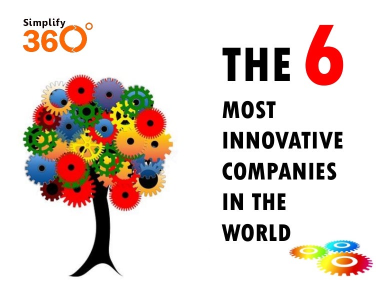 The 6 most innovative companies in the world