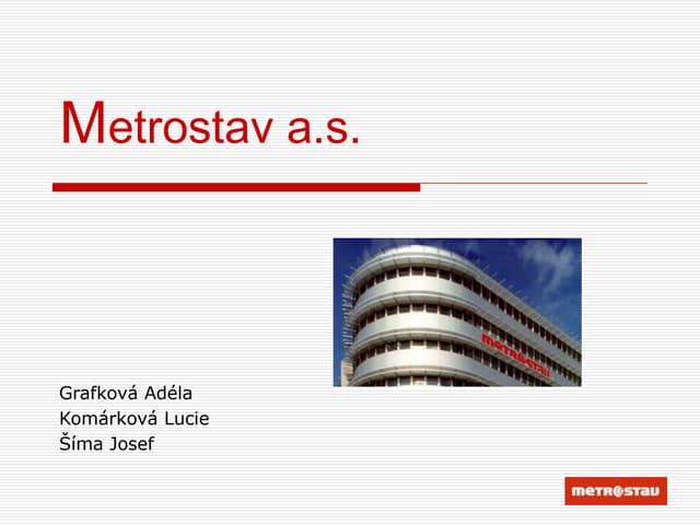 6MP103 Metrostav