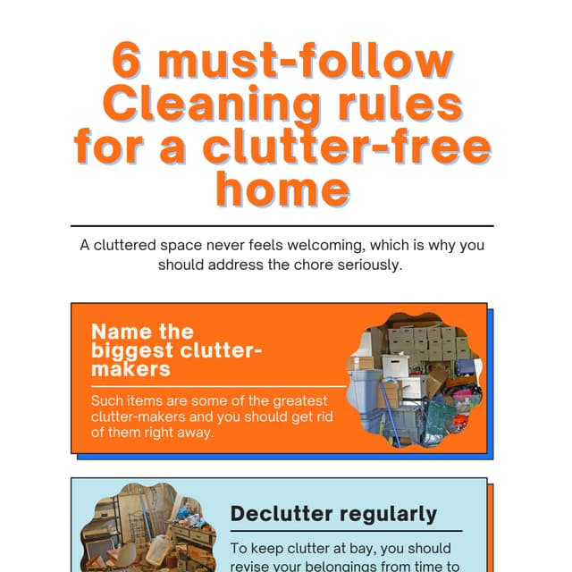 6 Mustfollow Cleaning Rules for a Clutterfree Home PDF