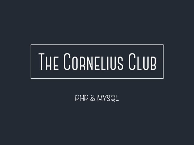 PHP #6 : mysql