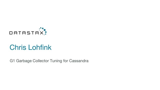 G1 collector and tuning and Cassandra